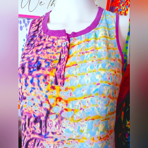 Simply Vera, Vera Wang Sleeveless Sheer Blouse - Picture 2 of 3